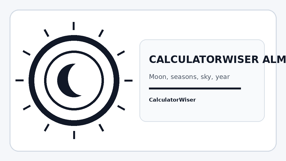 Almanac illustration calendar illustration