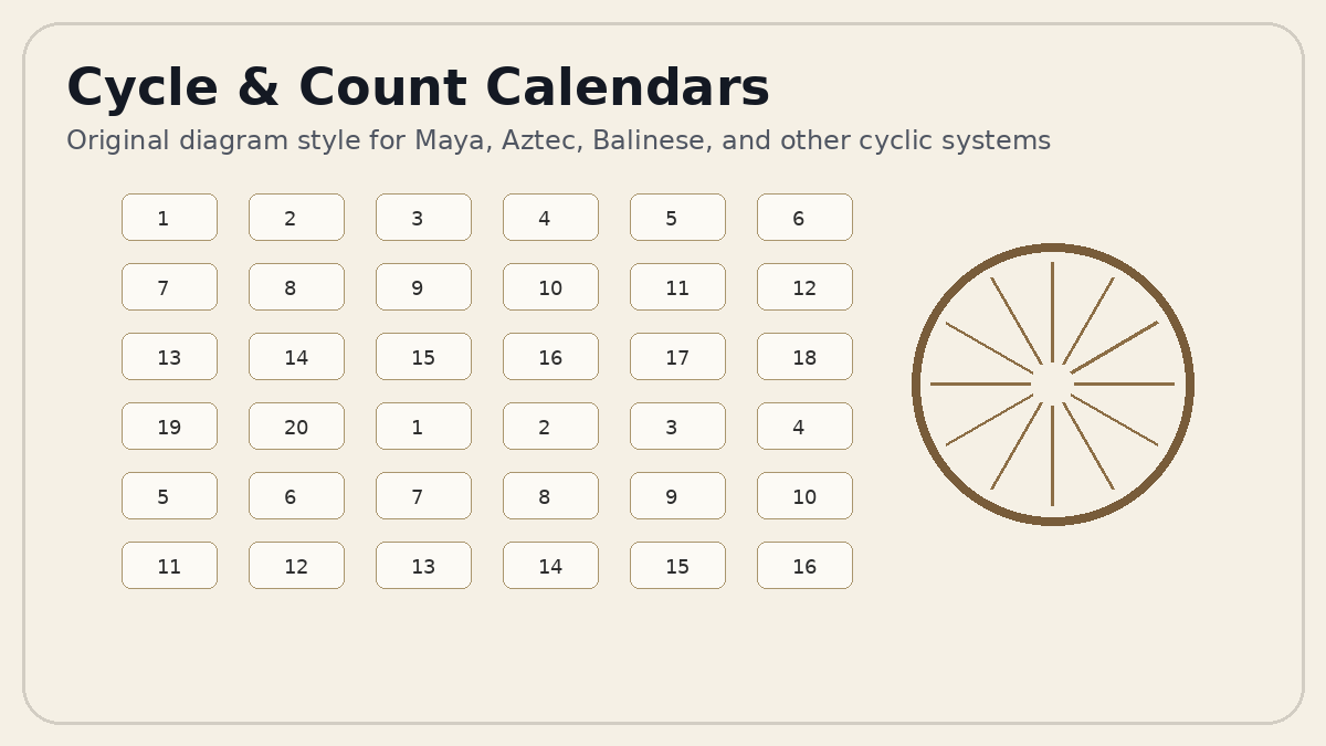 Javanese Calendar calendar illustration