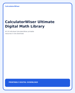 CalculatorWiser Ultimate Digital Math Library
