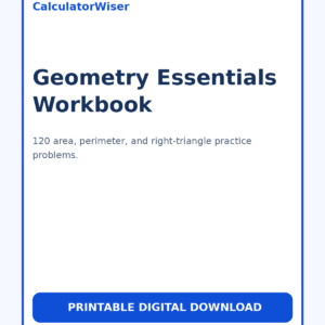 Geometry Essentials Workbook