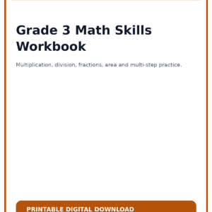 Grade 3 Math Skills Workbook