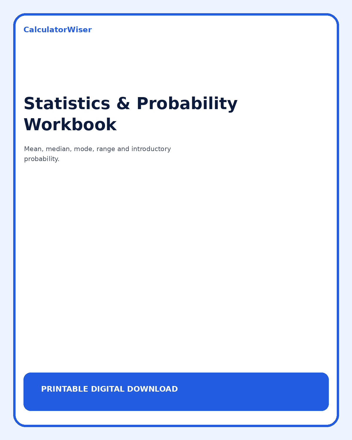Statistics & Probability Workbook