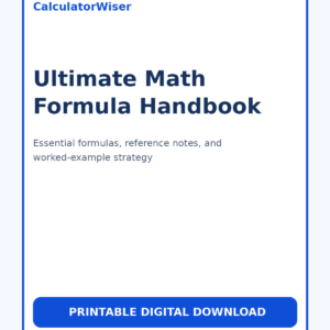 Ultimate Math Formula Handbook